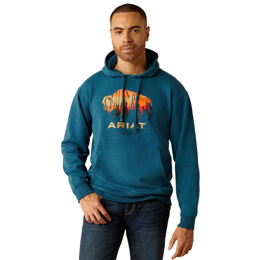 Sudadera con capucha Bison Plains para hombre Ariat