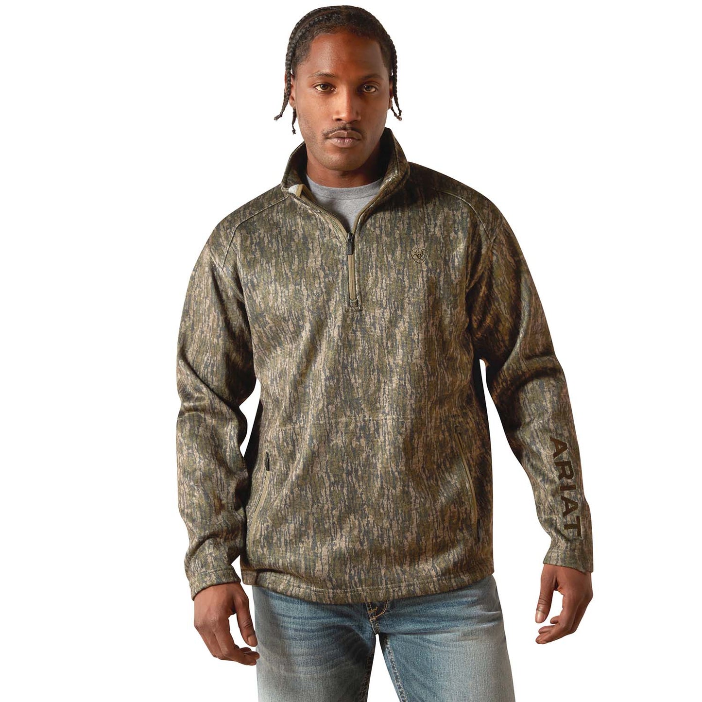 Sudadera con cremallera de 1/4 Ariat Caldwell para hombre