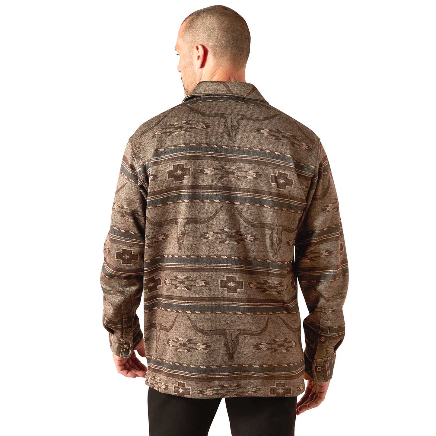Camisa Chaqueta Estampada Caldwell de Hombre Ariat