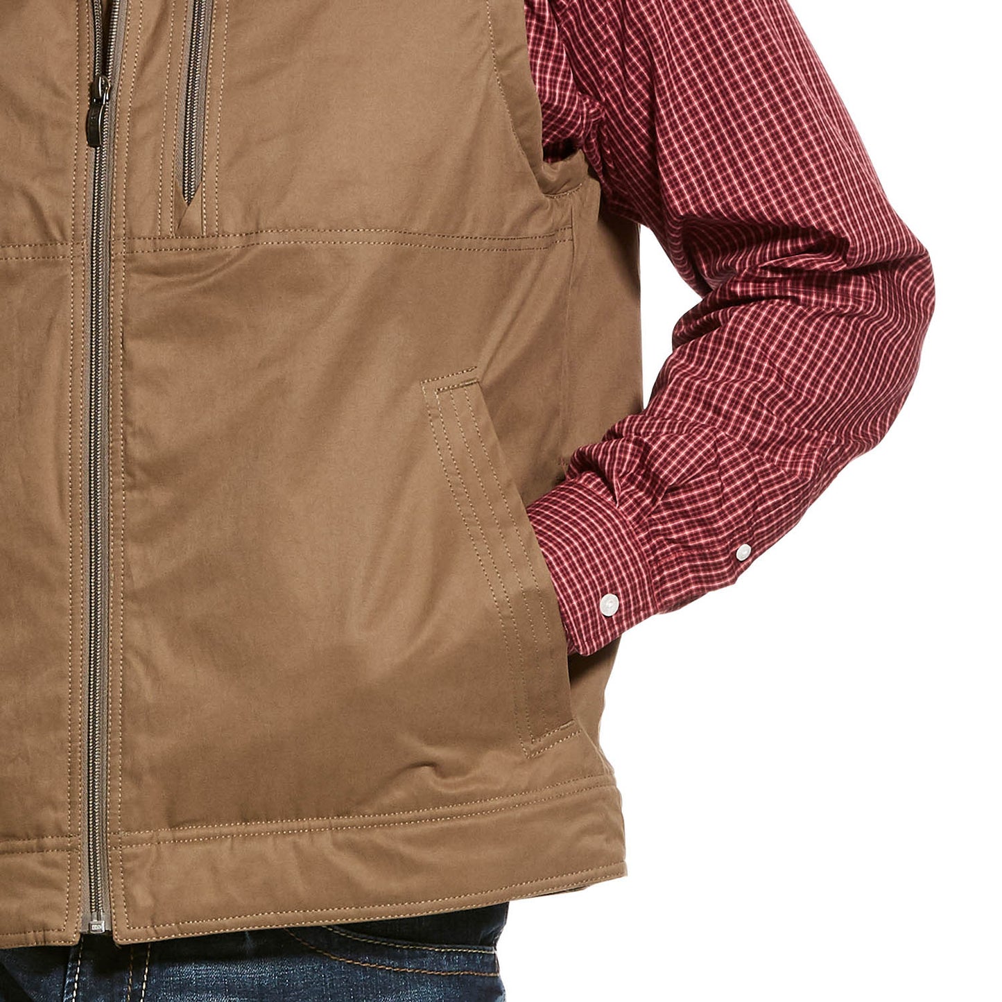 Chaleco aislante Ariat Grizzly Canvas para hombre