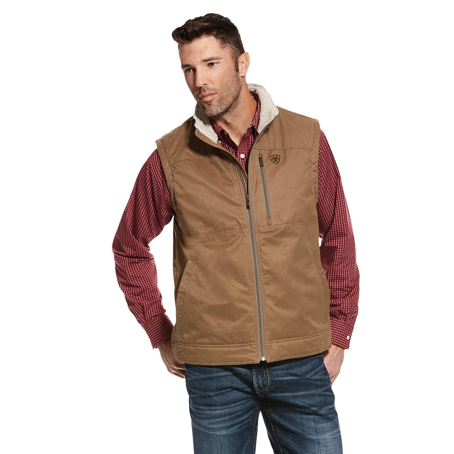 Chaleco aislante Ariat Grizzly Canvas para hombre
