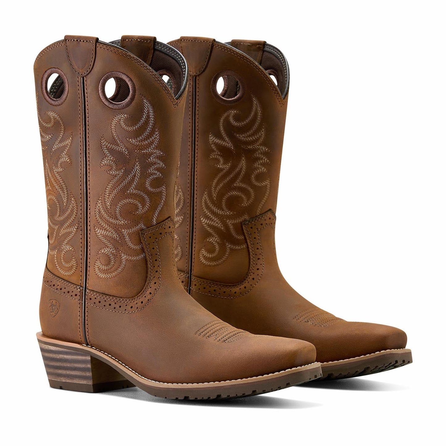 Botas de vaquero Ariat Hybrid Roughstock de punta cuadrada para hombre
