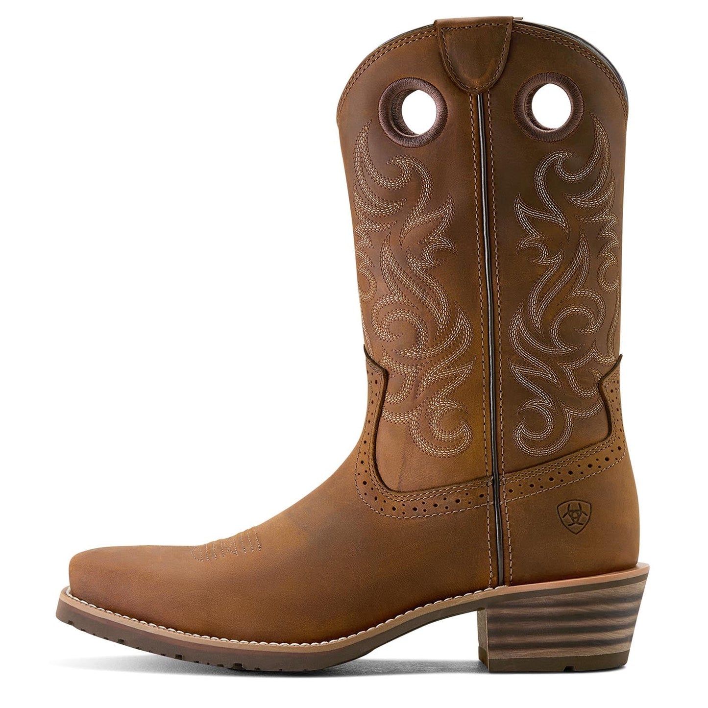 Botas de vaquero Ariat Hybrid Roughstock de punta cuadrada para hombre