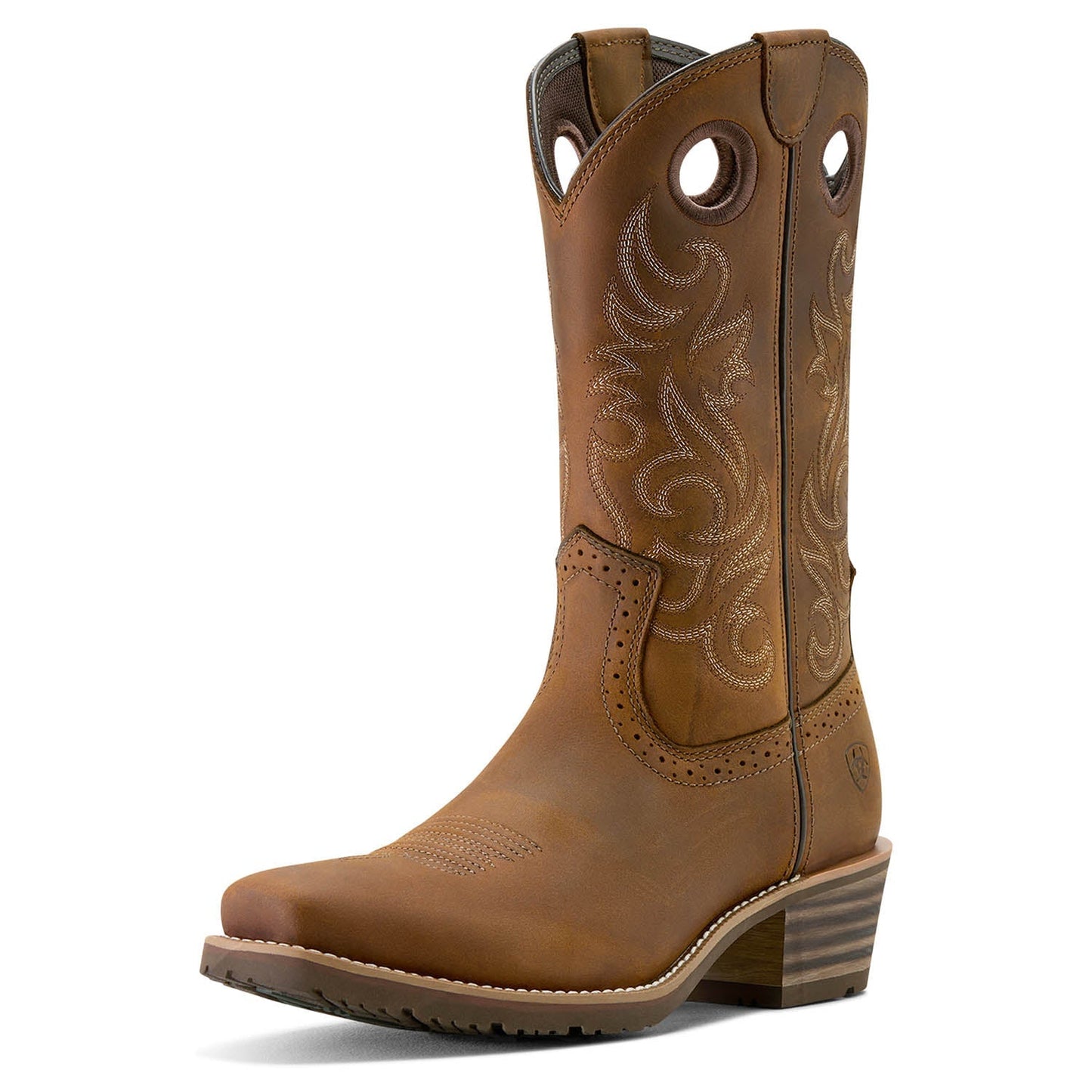Botas de vaquero Ariat Hybrid Roughstock de punta cuadrada para hombre