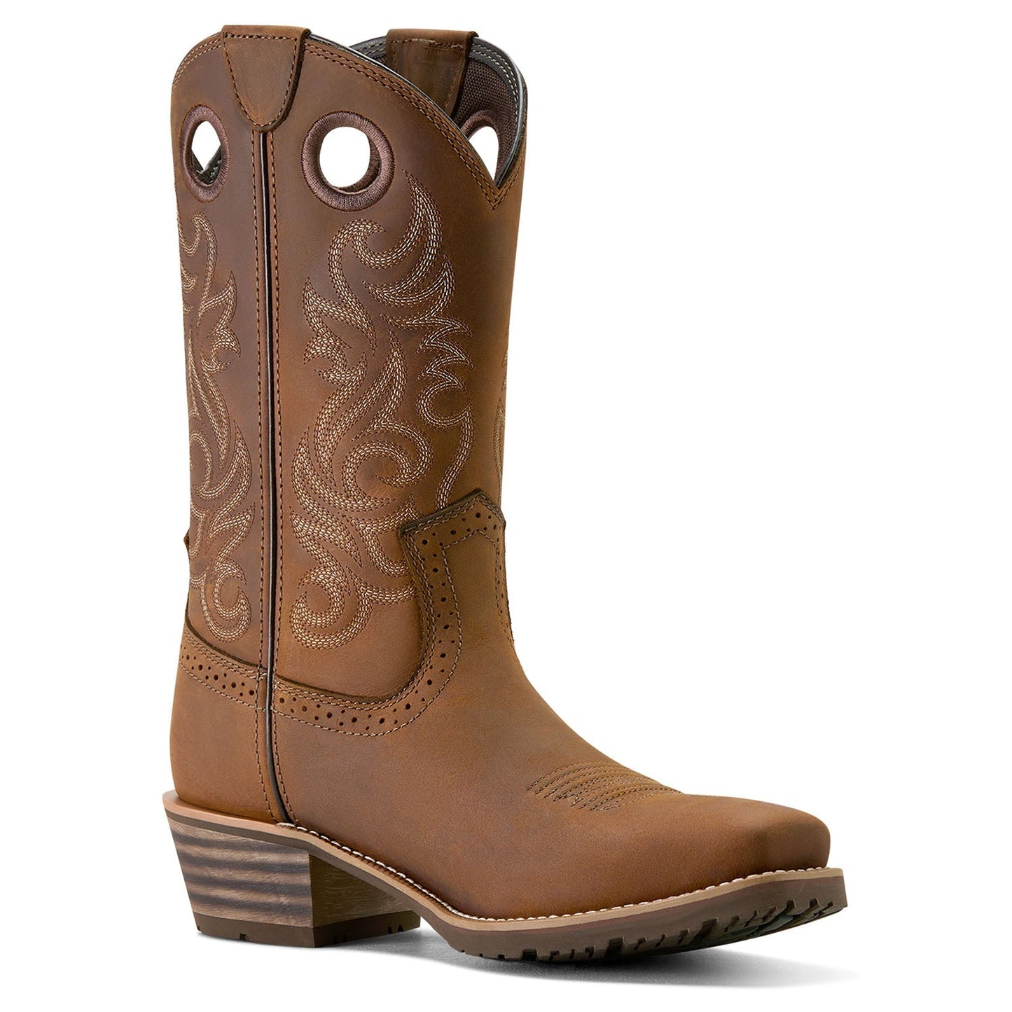Botas de vaquero Ariat Hybrid Roughstock de punta cuadrada para hombre
