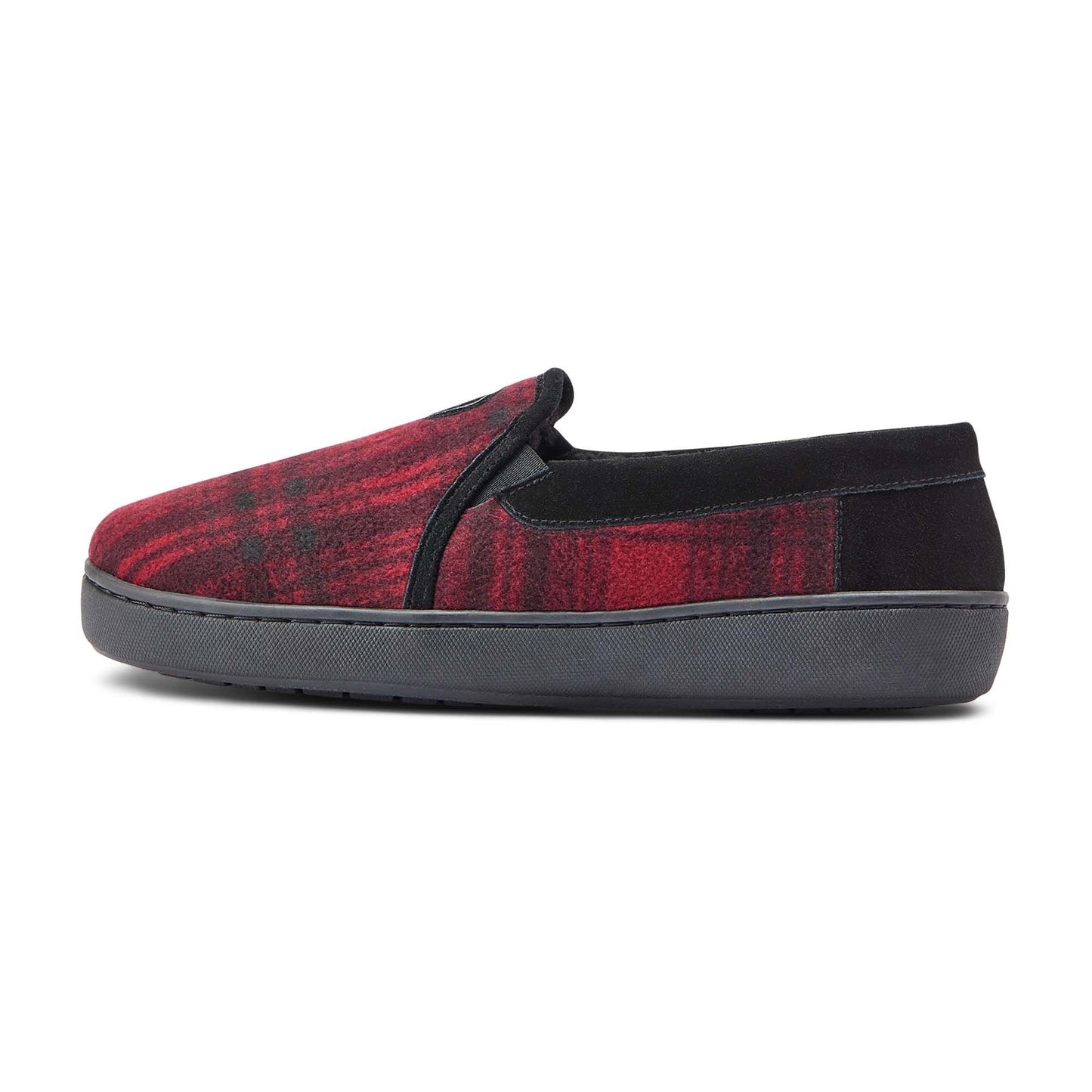 Pantuflas Ariat Lincoln para hombre en lata coleccionable, a cuadros rojos