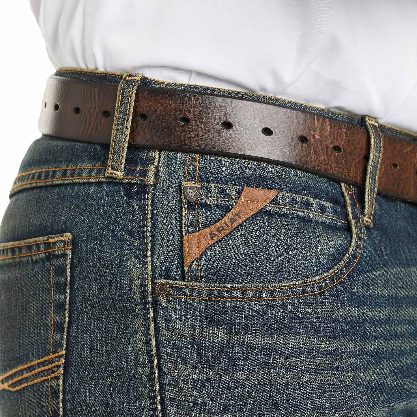 Ariat Pantalón Vaquero Slim de Pernera Recta Apilable M5 Legacy para Hombre