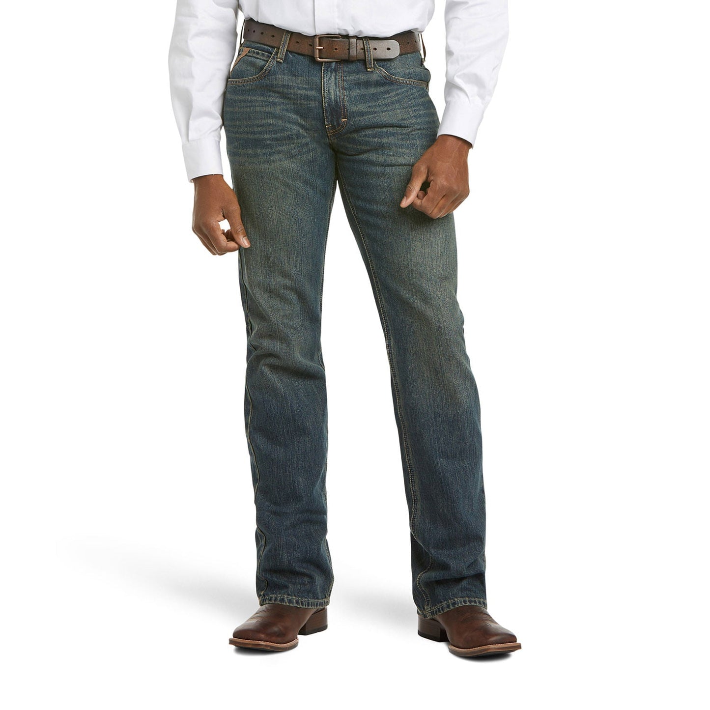 Ariat Pantalón Vaquero Slim de Pernera Recta Apilable M5 Legacy para Hombre