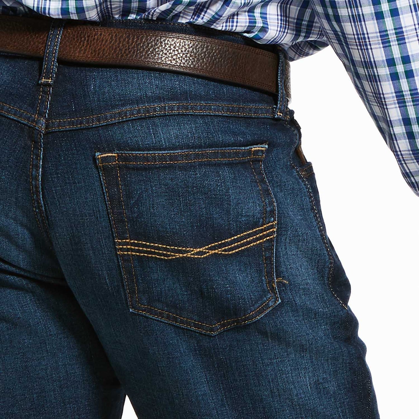 Pantalón Vaquero Ariat M5 Slim Stretchy Legacy Stackable de Hombre con Pierna Recta