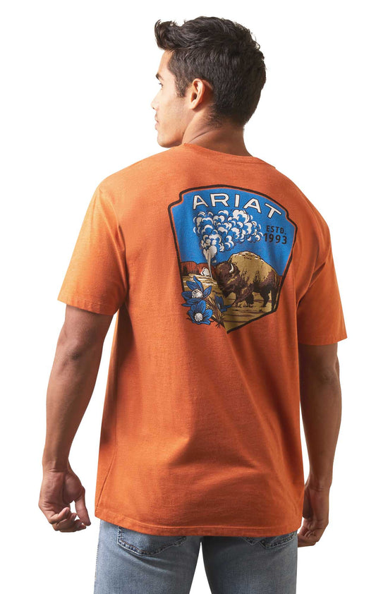Camiseta de Manga Corta Old Faithful Ariat para Hombre