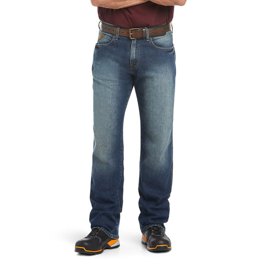 Ariat Pantalón Vaquero Recto Básico Apilable Rebar M3 Suelto DuraStretch para Hombre