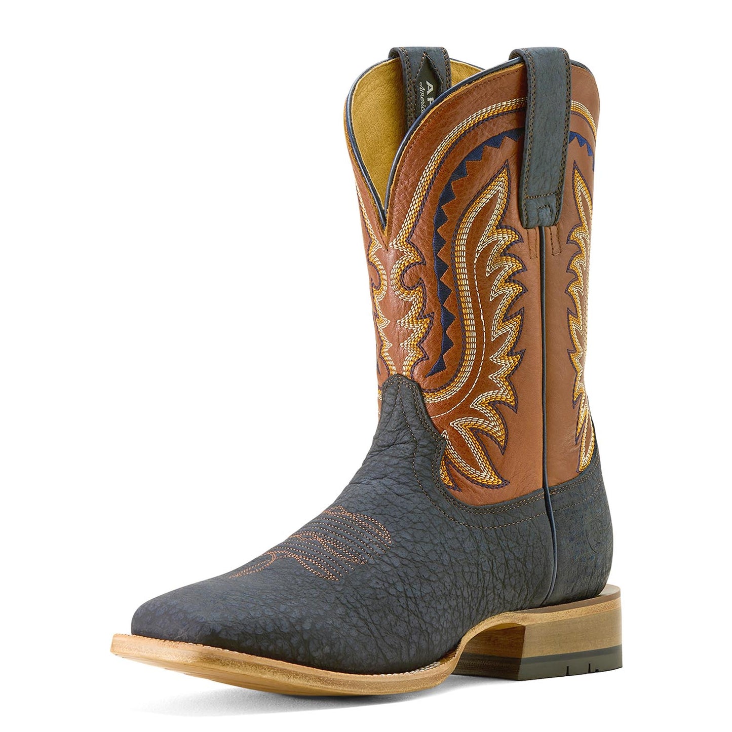 Botas vaqueras Ariat Rock Ridge de punta cuadrada ancha para hombre