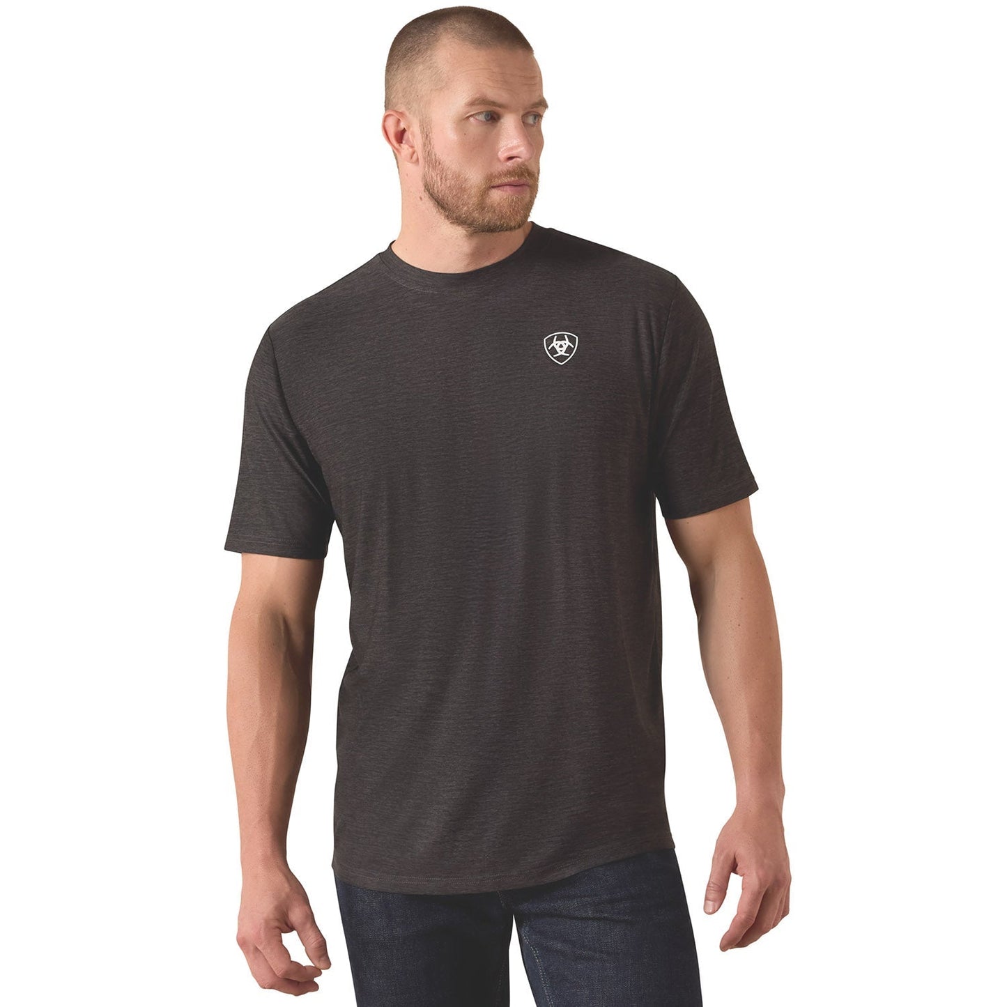 Camiseta de manga corta para hombre Ariat, camiseta atlética occidental Digi Shield