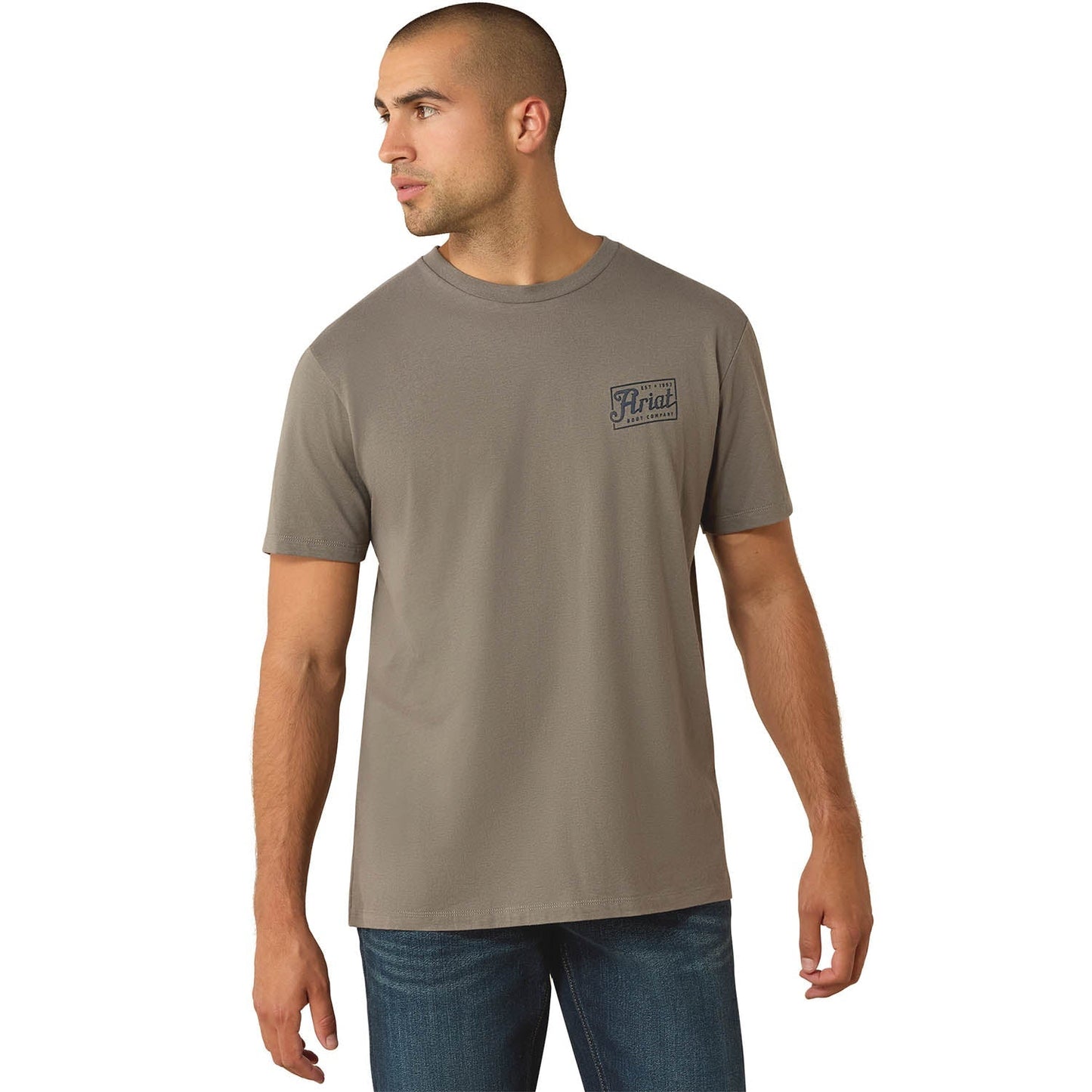 Camiseta Ariat de manga corta para hombre, camiseta gráfica Patriot Western