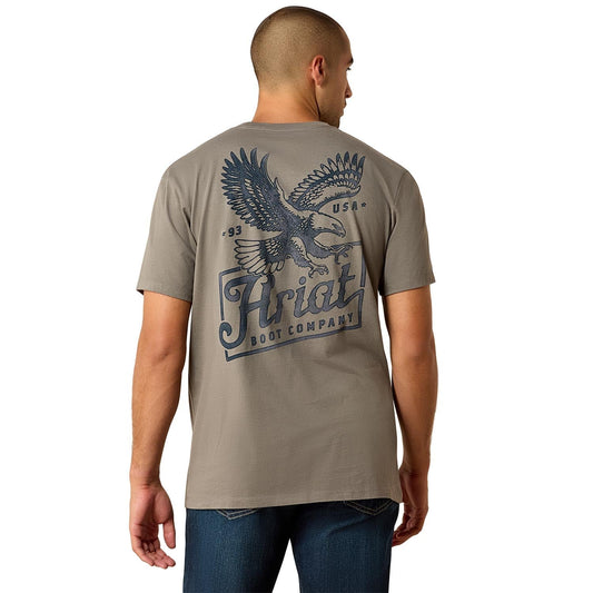 Camiseta Ariat de manga corta para hombre, camiseta gráfica Patriot Western