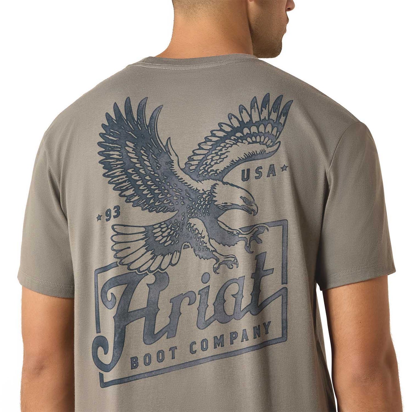 Camiseta Ariat de manga corta para hombre, camiseta gráfica Patriot Western