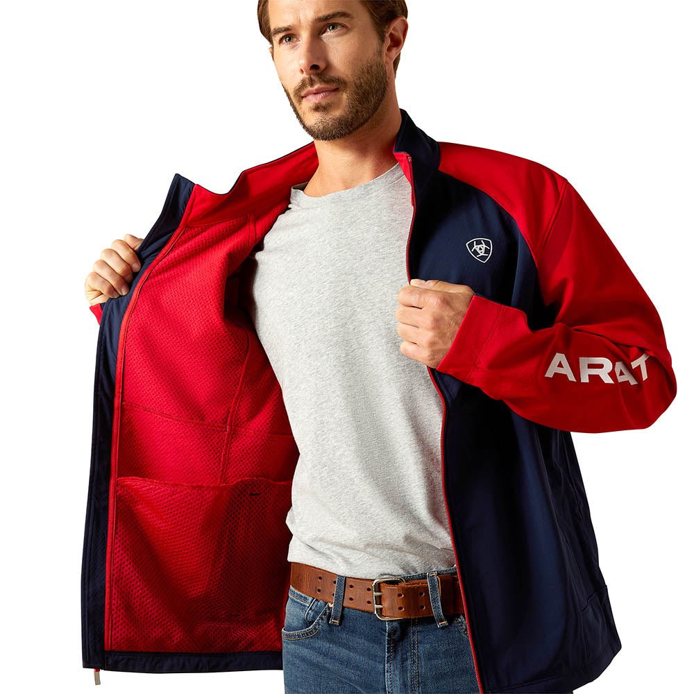 Chaqueta Softshell Ariat para Hombre Team EQ - Chaqueta Ligera de Forro Polar para Montar
