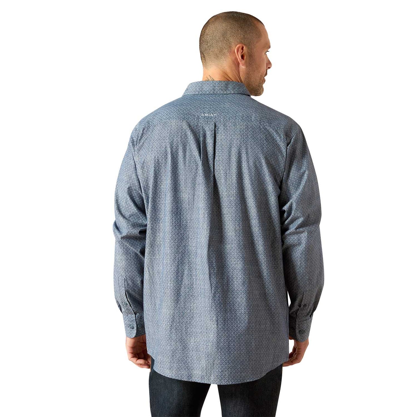 Camisa Ariat para hombre Trent de manga larga y ajuste clásico – Camisa informal resistente con botones