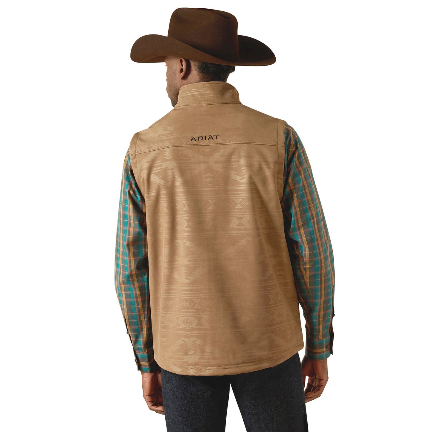 Chaleco softshell Ariat para hombre "Vernon" – Chaleco elástico cortavientos para exteriores
