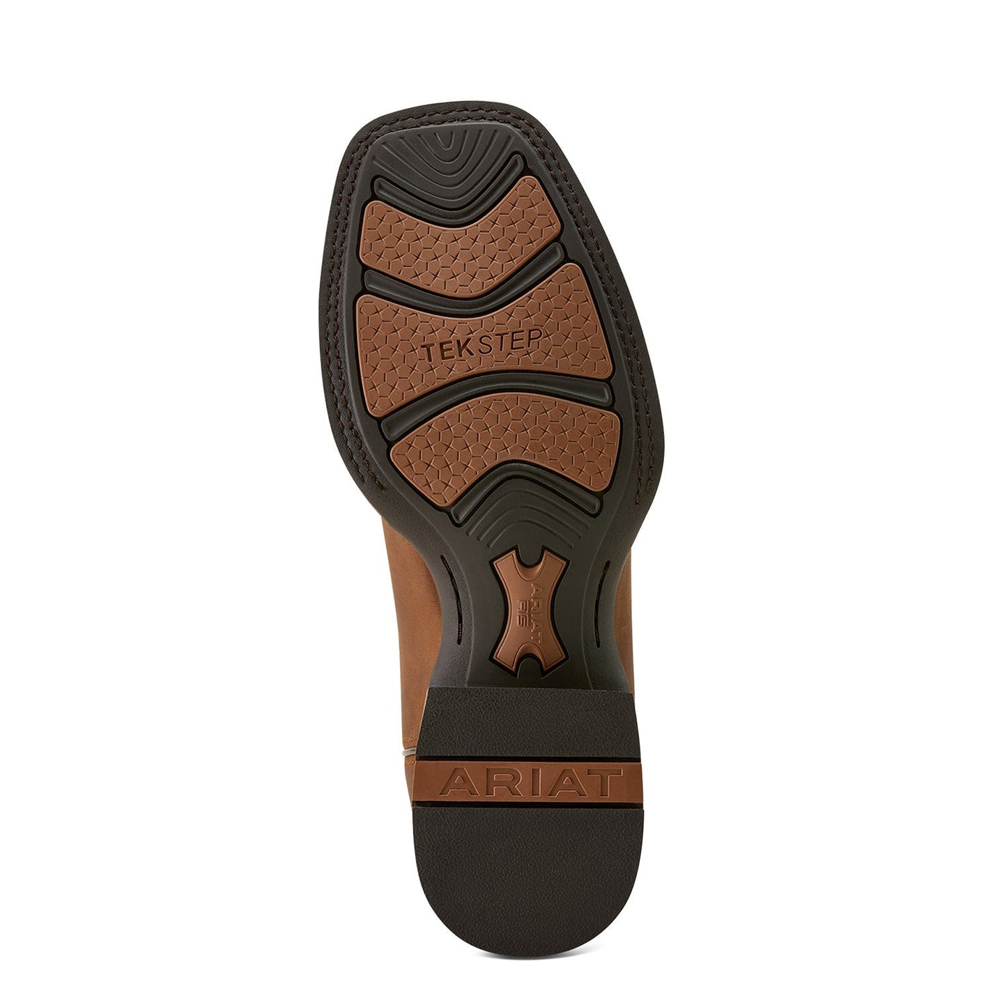 Bota vaquera de trabajo Ariat Western Big Rig con punta cuadrada ancha para hombre – Bota de trabajo cómoda y duradera de cuero