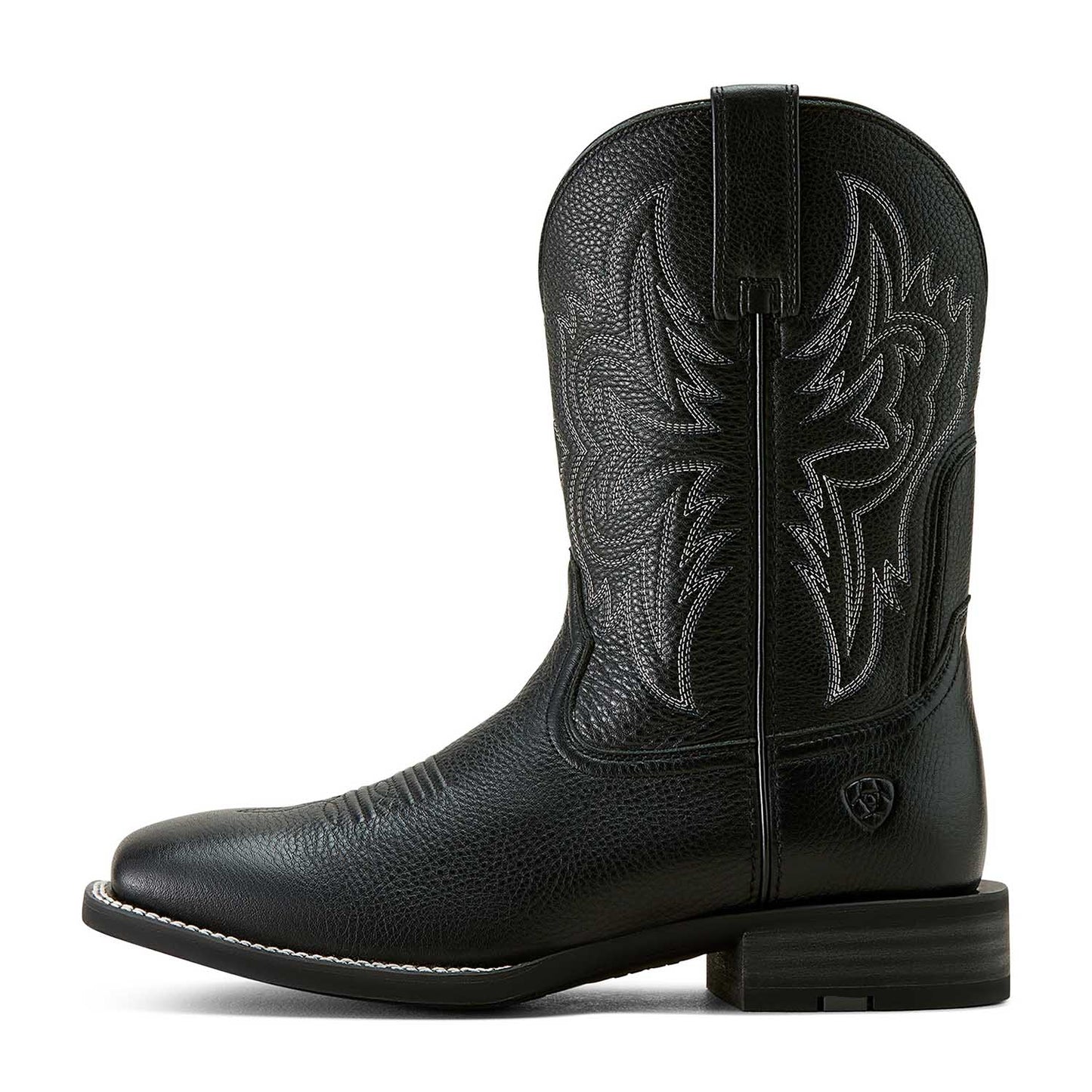 Bota vaquera de trabajo Ariat Western Big Rig con punta cuadrada ancha para hombre – Bota de trabajo cómoda y duradera de cuero