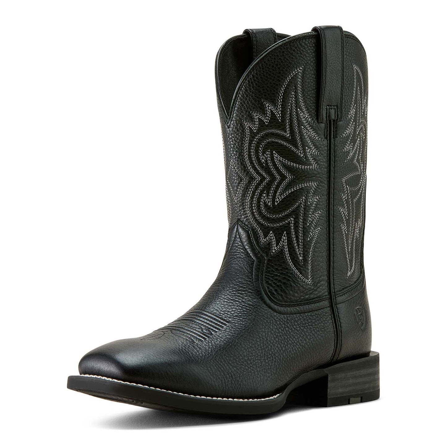 Bota vaquera de trabajo Ariat Western Big Rig con punta cuadrada ancha para hombre – Bota de trabajo cómoda y duradera de cuero