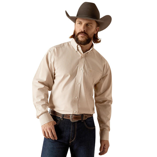 Camisa de manga larga Graysen sin arrugas Ariat para hombre