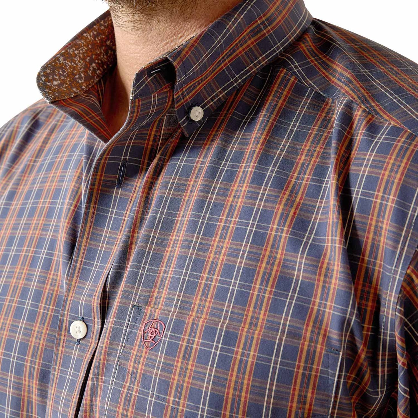 Camisa de manga larga Iker de Ariat para hombre, sin arrugas
