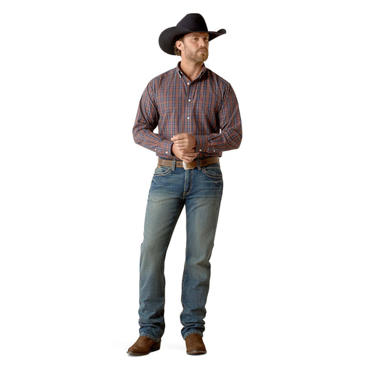 Camisa de manga larga Iker de Ariat para hombre, sin arrugas