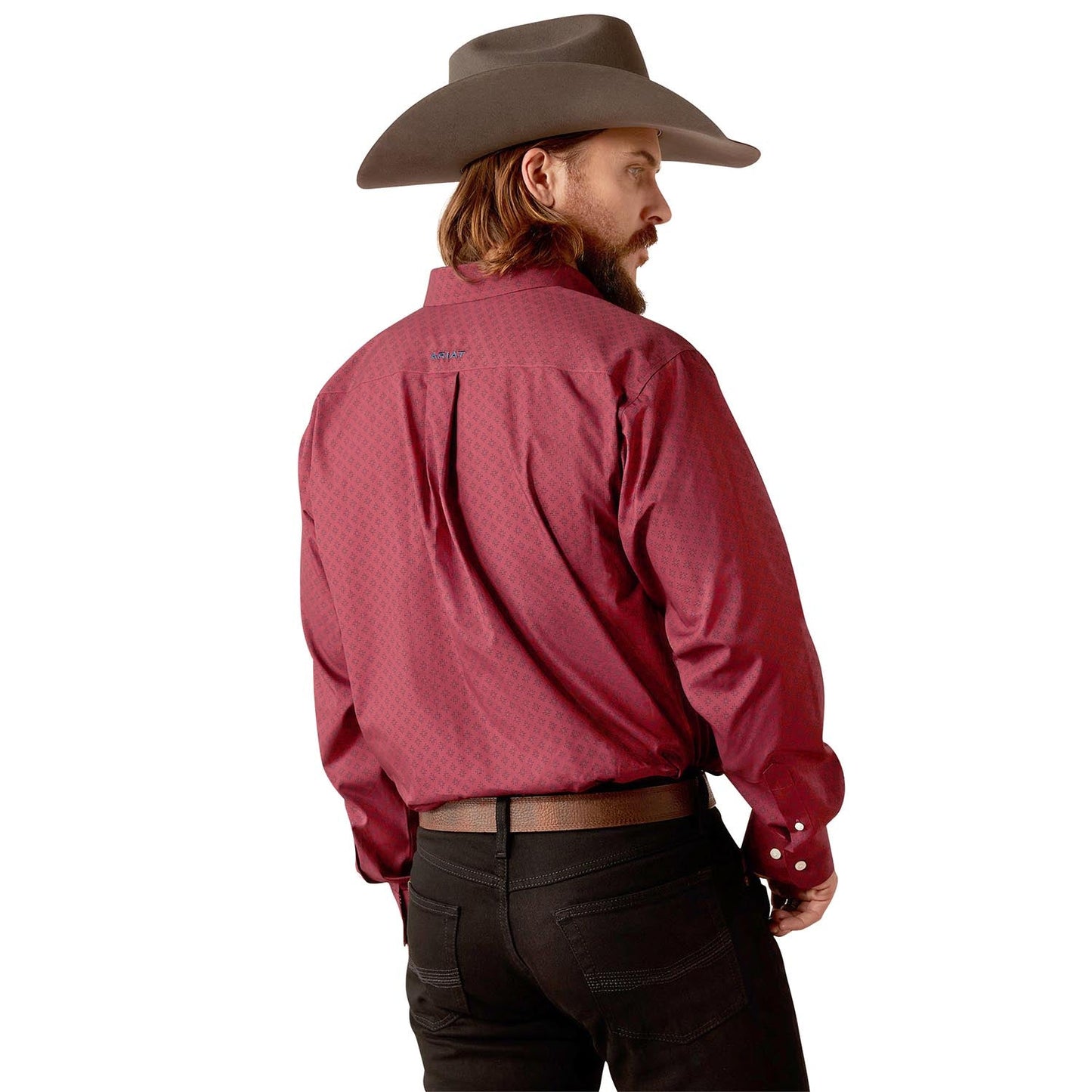 Camisa Ariat Issac de manga larga sin arrugas para hombre