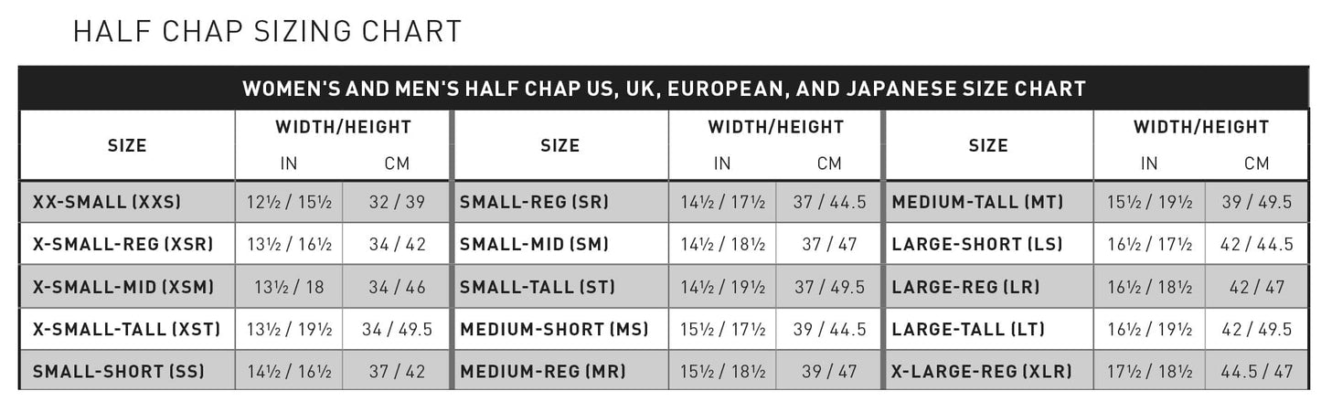 Ariat Scout Half Chap, Adulto, Negro