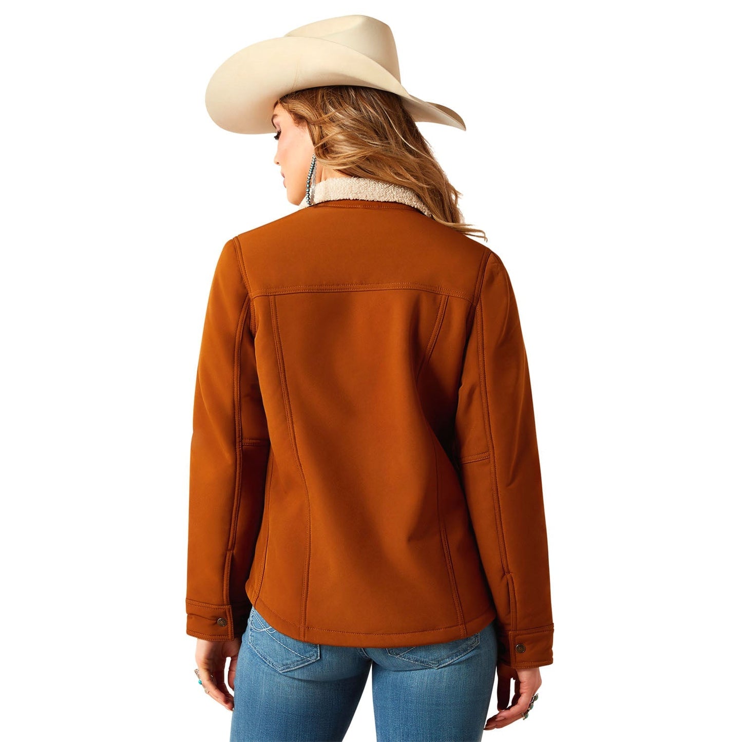 Chaqueta Softshell Ariat Berber Back para mujer – Capa abrigadora estilo camionero con forro de sherpa