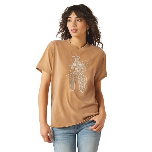 Camiseta Ariat Buckaroo bordada para mujer