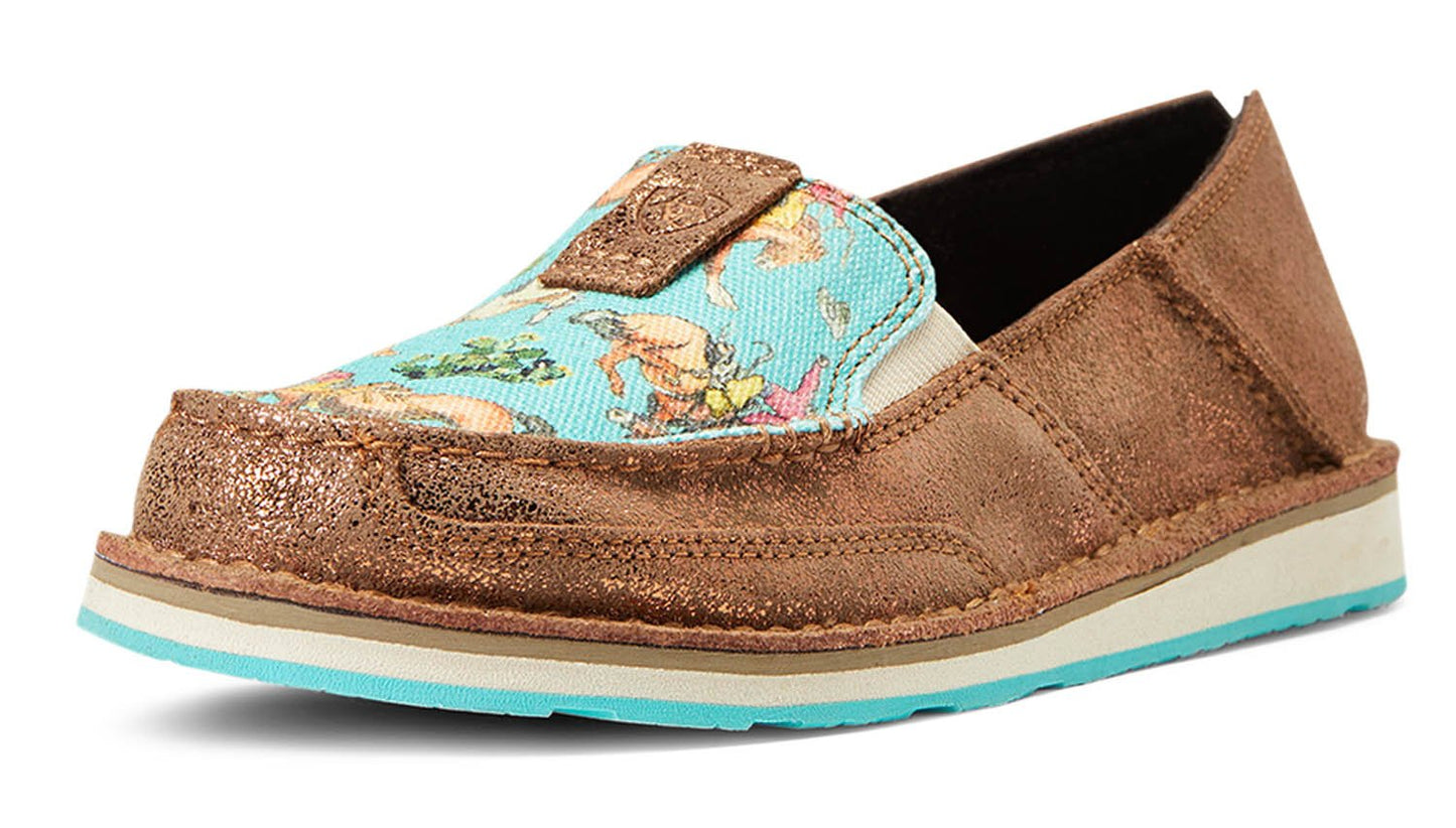 Zapatos sin cordones Cruiser para mujer de Ariat – Zapatos casuales moc toe cómodos y ligeros para uso diario