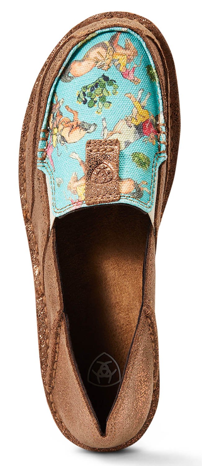 Zapatos sin cordones Cruiser para mujer de Ariat – Zapatos casuales moc toe cómodos y ligeros para uso diario