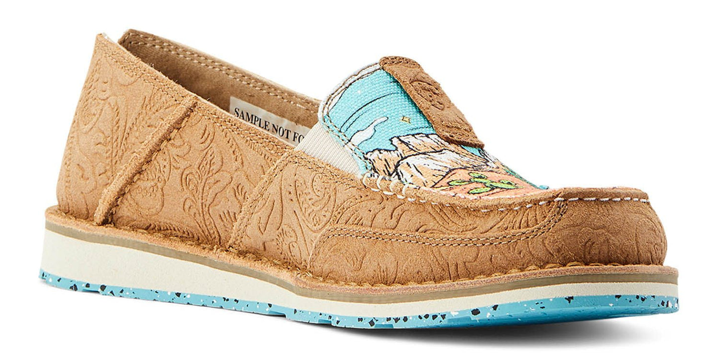 Zapatos sin cordones Cruiser para mujer de Ariat – Zapatos casuales moc toe cómodos y ligeros para uso diario