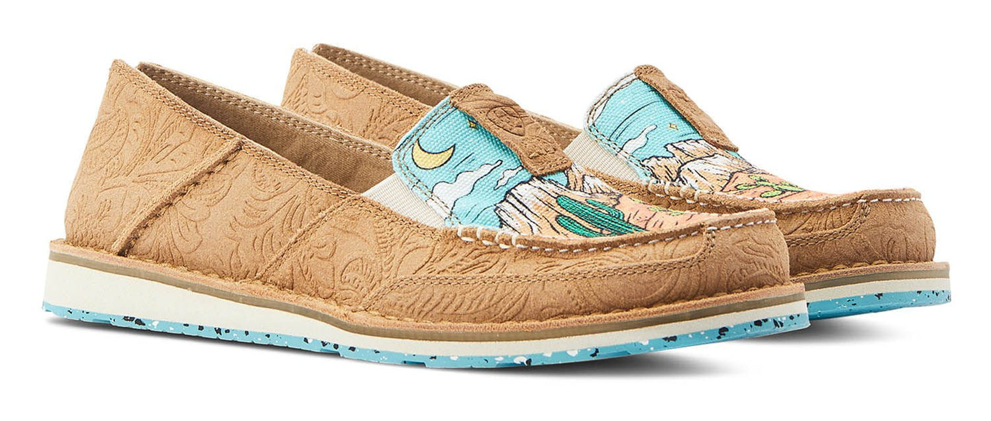 Zapatos sin cordones Cruiser para mujer de Ariat – Zapatos casuales moc toe cómodos y ligeros para uso diario