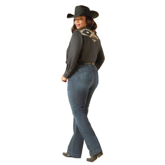 Ariat Pantalones Vaqueros Frazey Slim de Tiro Alto para Mujer