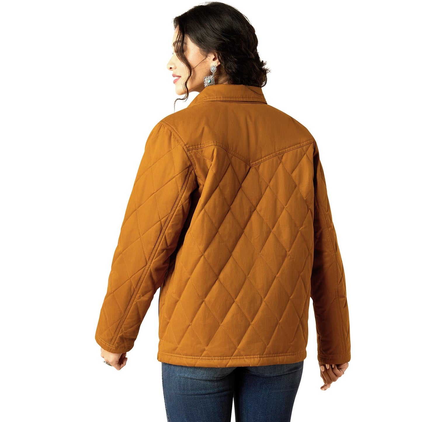 Chaqueta guateada estilo campero Grizzly para mujer Ariat