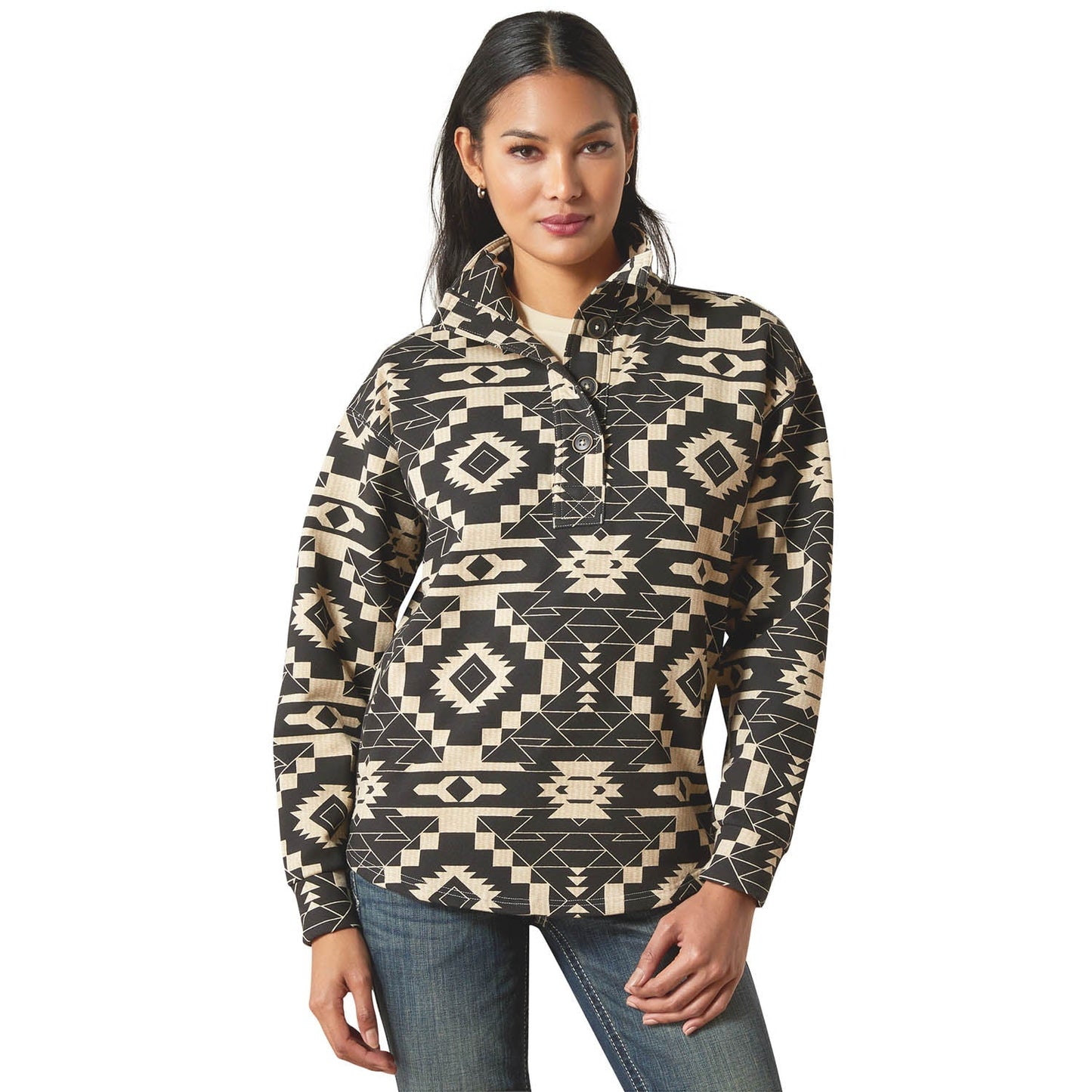Sudadera Ariat Hometown con botones para mujer