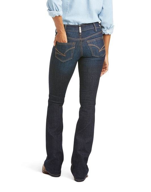 Pantalones vaqueros de corte de bota Ariat para mujer R.E.A.L. de tiro medio y ajuste Arrow Jocelyn