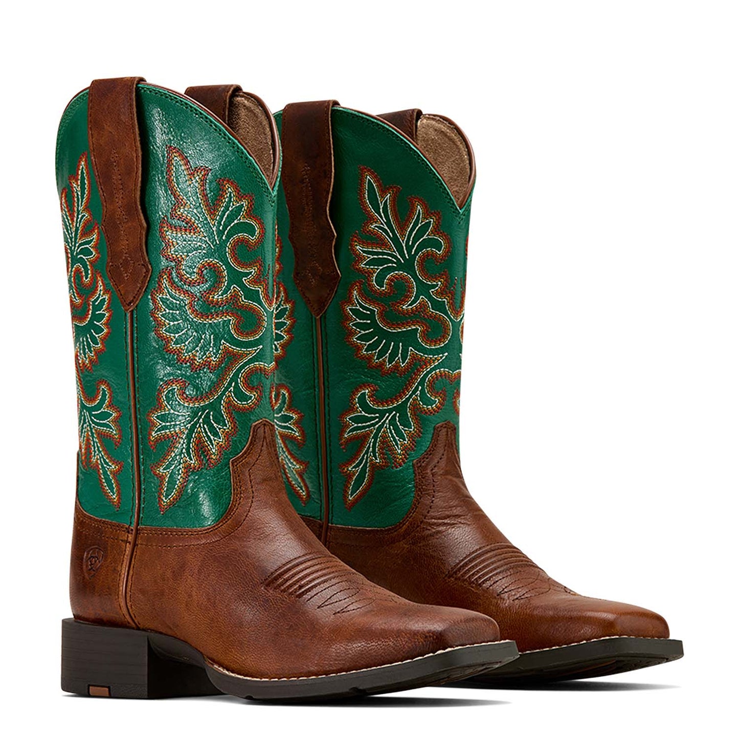 Ariat Women's Round Up Wide Square Toe StretchFit Western Boot