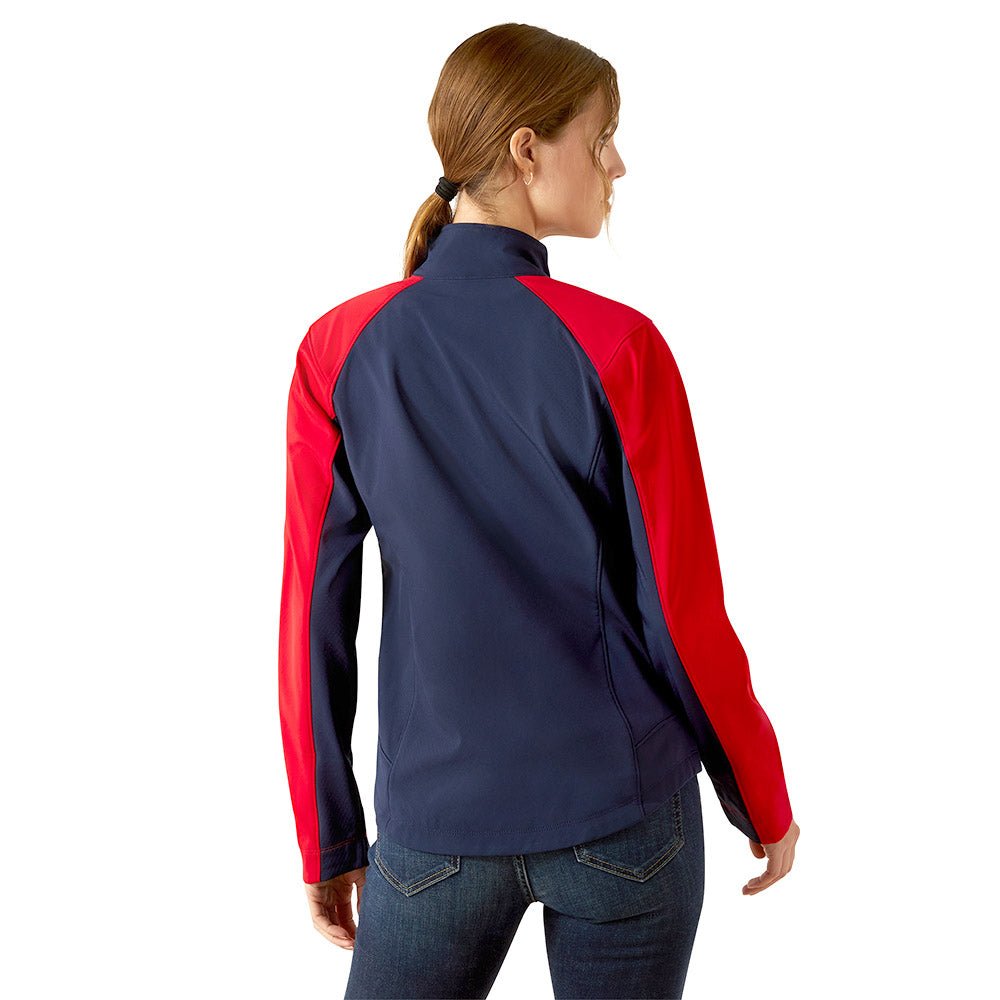 Chaqueta de equitación Ariat Team EQ Softshell para mujer - Forro polar, resistente al viento y al agua