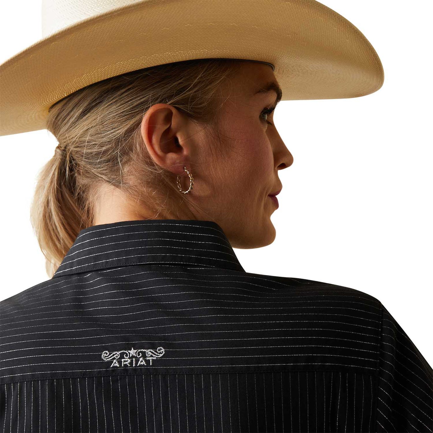 Camisa Ariat para mujer Team Kirby de rendimiento western elástica y resistente a las arrugas
