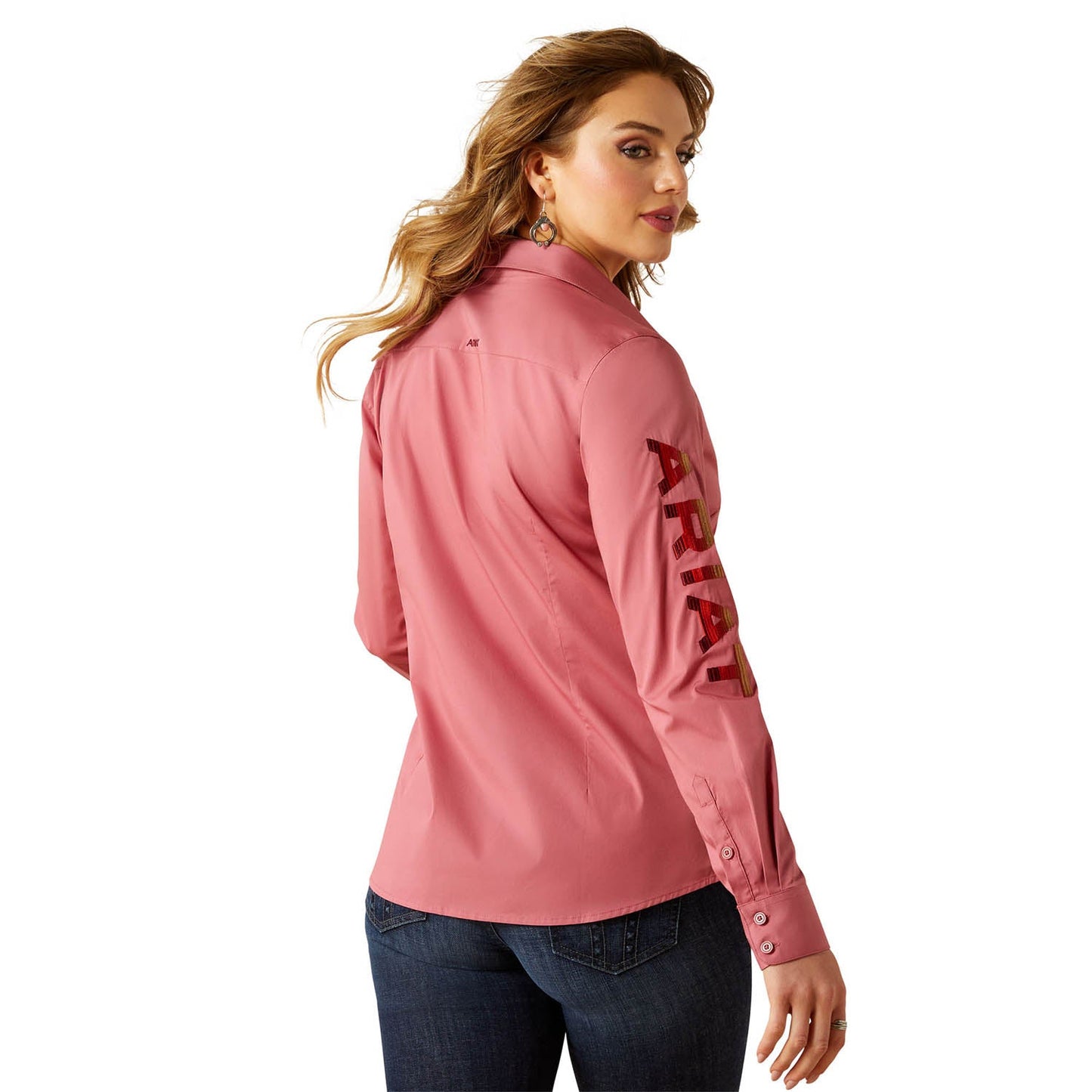 Camisa Ariat para mujer Team Kirby de rendimiento western elástica y resistente a las arrugas