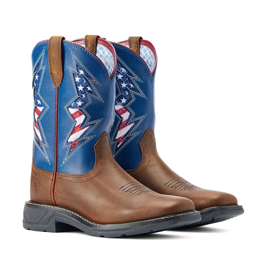 Bota Vaquera Ariat Youth WorkHog XT VentTEK Bolt