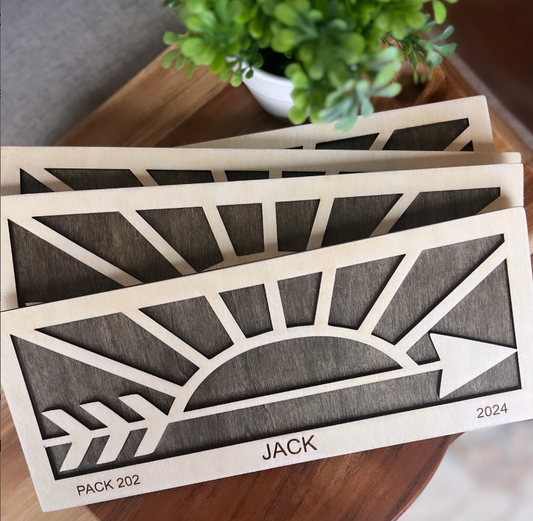 Arrow of Light Plaque