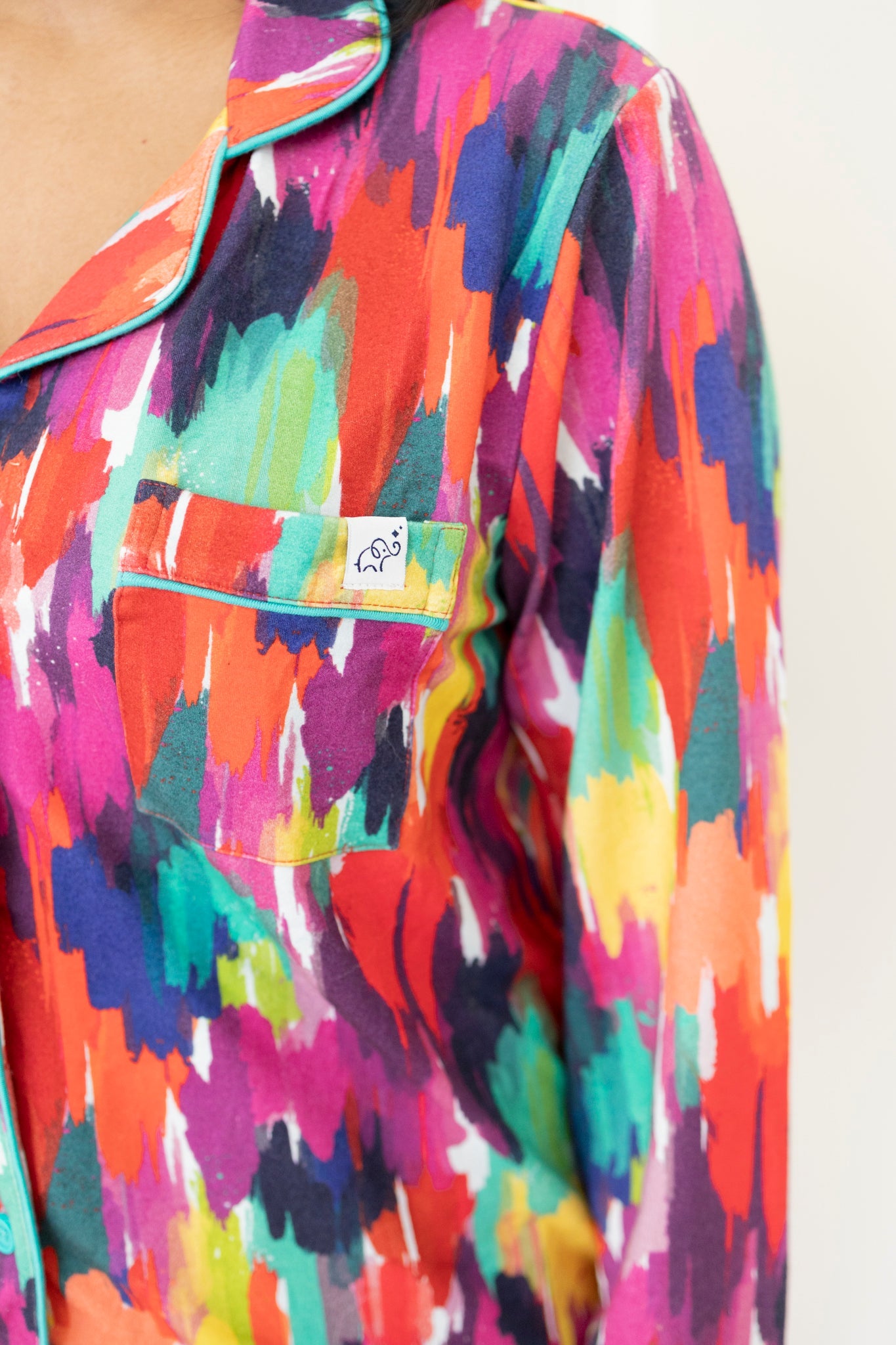 Holi Hues Adult Bamboo Pajama Set