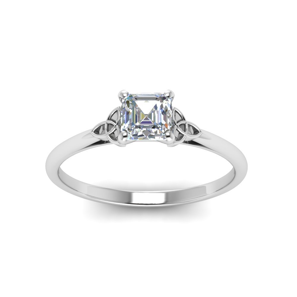 Celtic Solitaire Engagement Ring