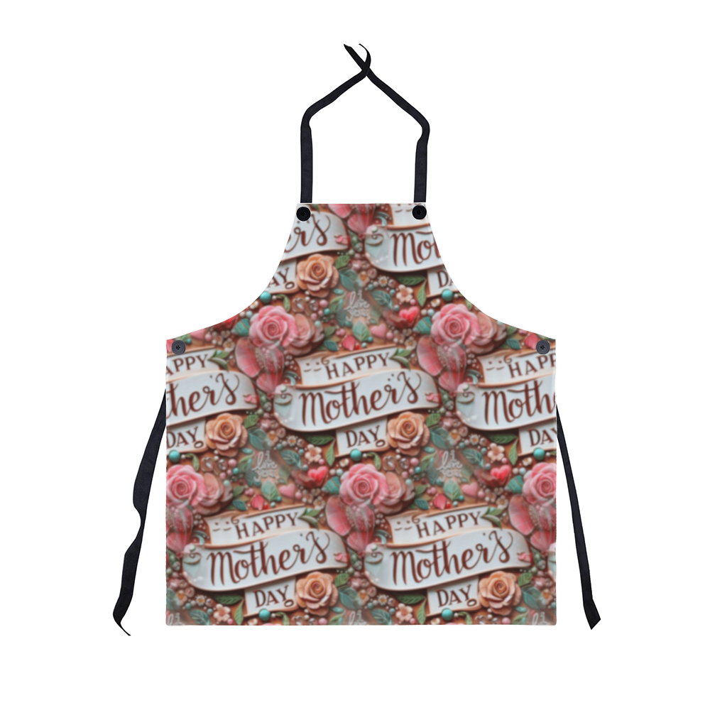 Happy Mother's Day Pattern on Premium Apron